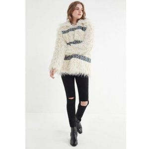 Urban Outfitters Rosa Faux Fur Coat - EUC